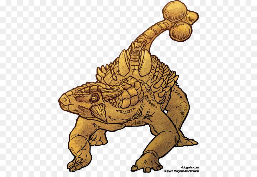 Ankylosaurus，Dinosaurus Lapis Baja PNG