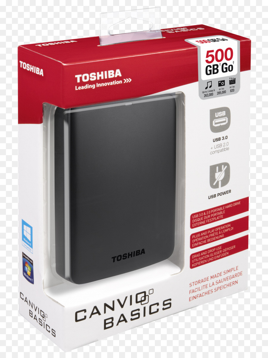 Toshiba Canvio Dasar 30，Toshiba Canvio Siap Hard Drive Eksternal Usb 30 25 100 PNG