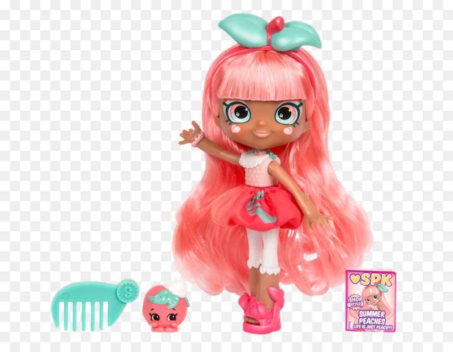 Boneka Dengan Rambut Merah Muda，Boneka PNG