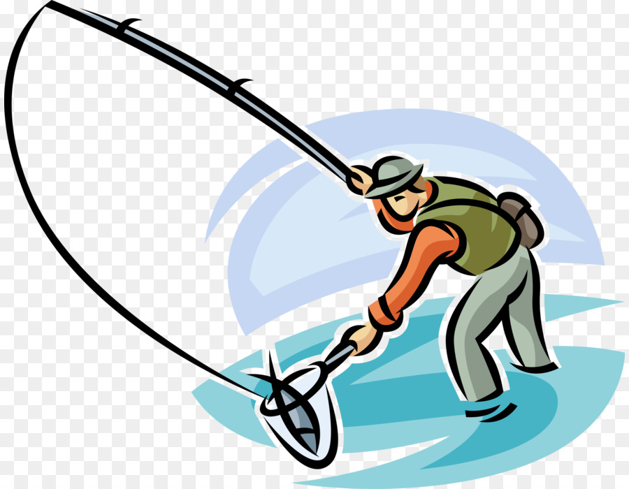 Gambar Orang Mancing Vector