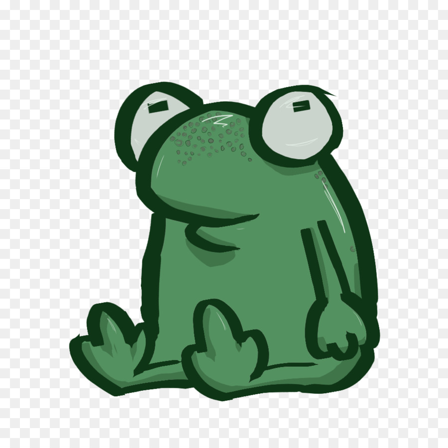 Katak Hijau，Kartun PNG