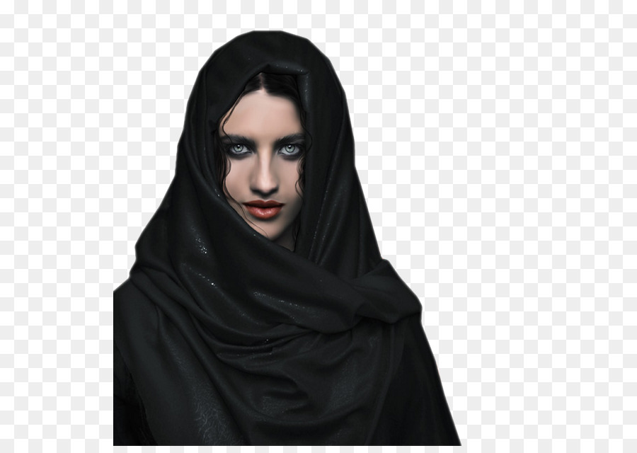 Wanita Berbaju Hitam，Tudung PNG