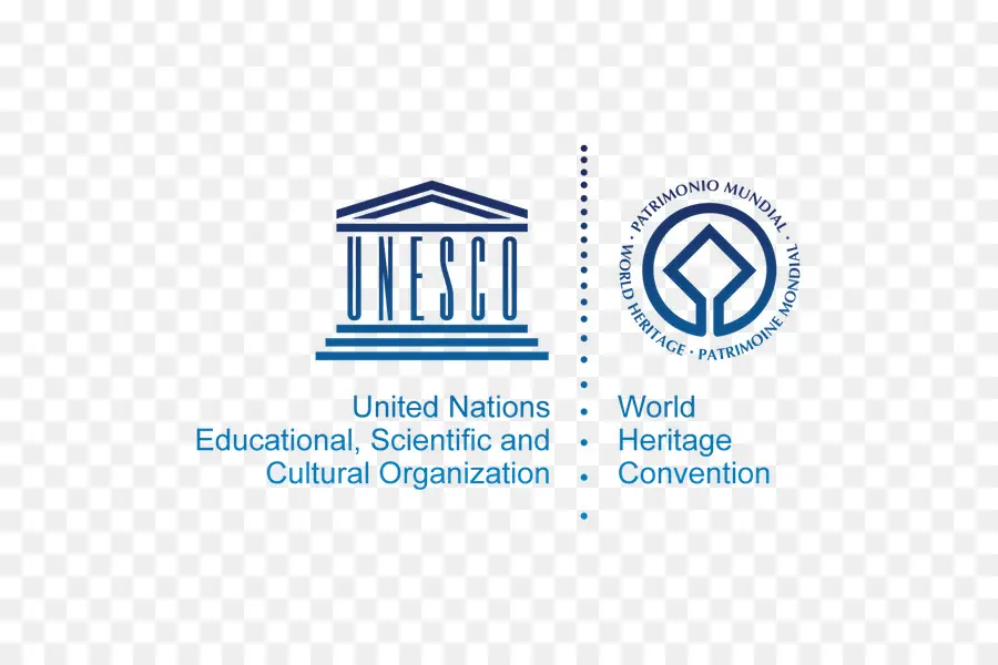 Logo Unesco，Warisan Dunia PNG