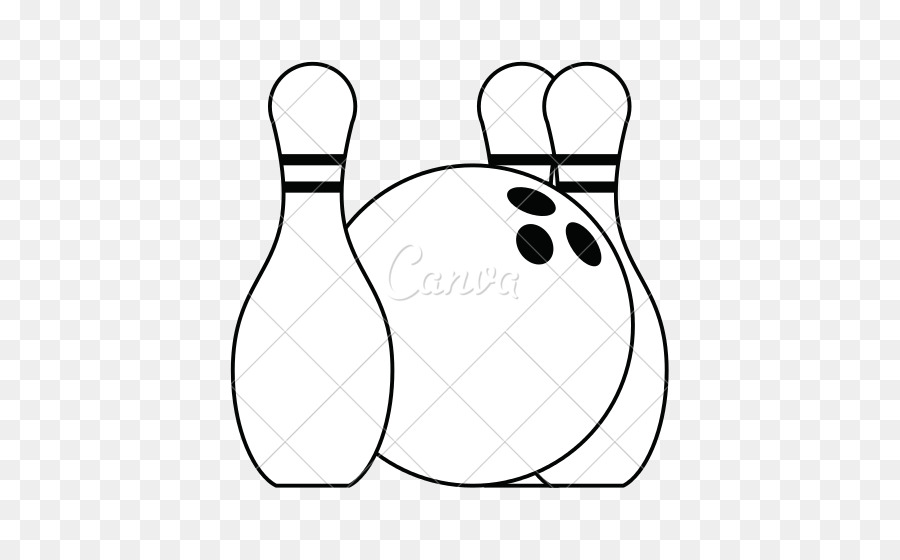 Bola Bowling Dan Pin，Bowling PNG