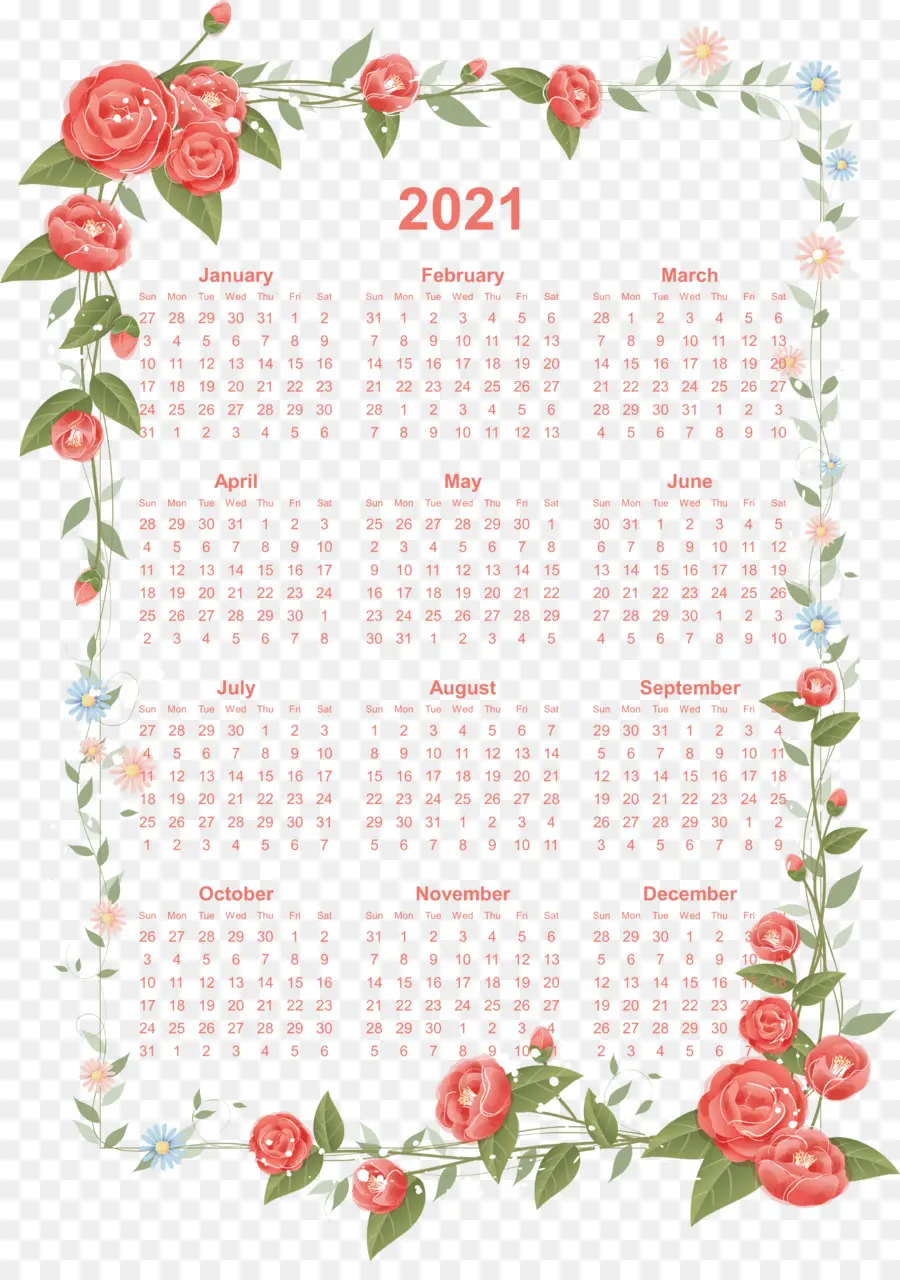 Kalender 2021，Tahun PNG