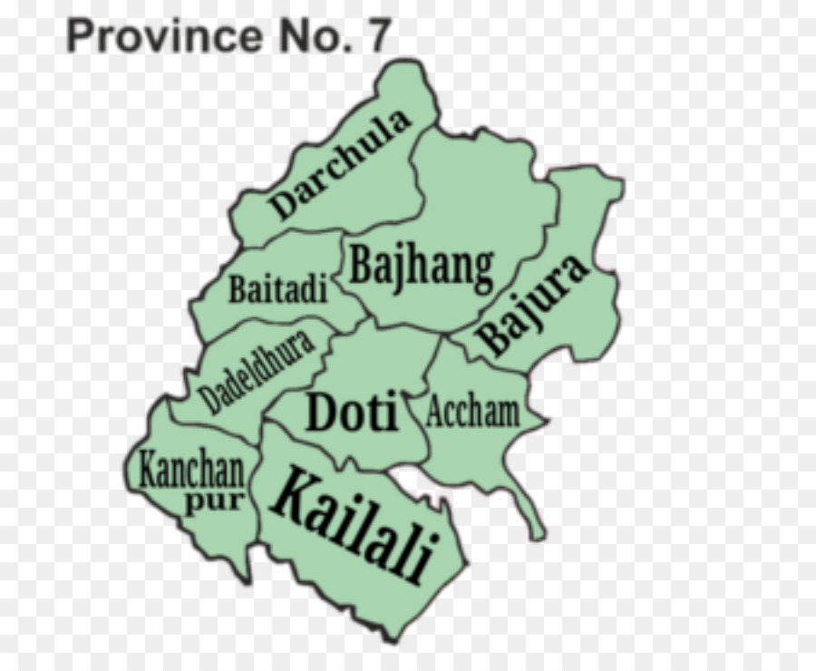 Peta Provinsi No 7，Nepal PNG