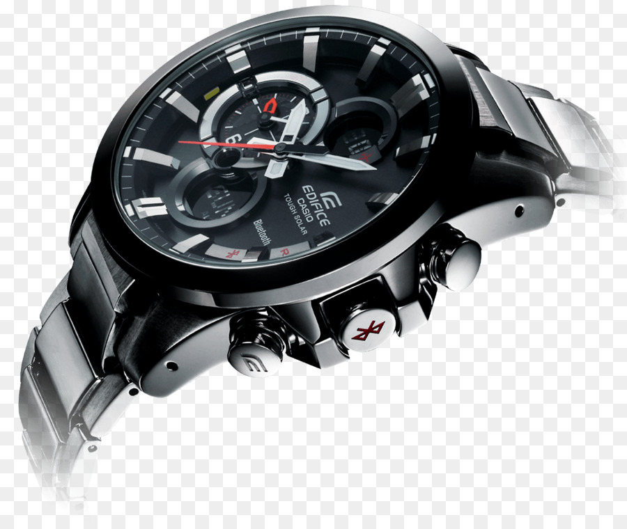 Casio Edifice Ecb500dc，Ecb500d1aer Casio Laki Laki Bangunan Bertenaga Surya Bluetooth Watch PNG