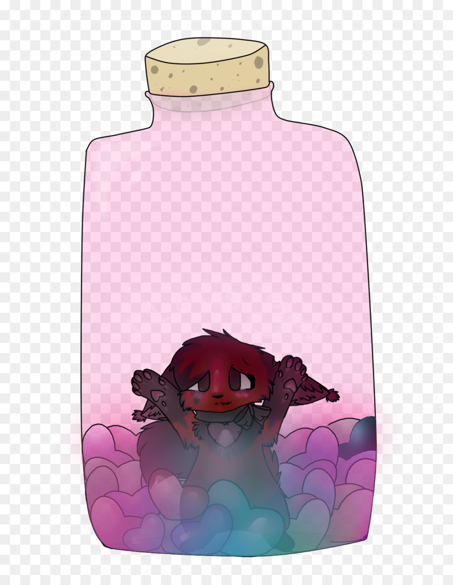 Karakter Lucu，Botol PNG