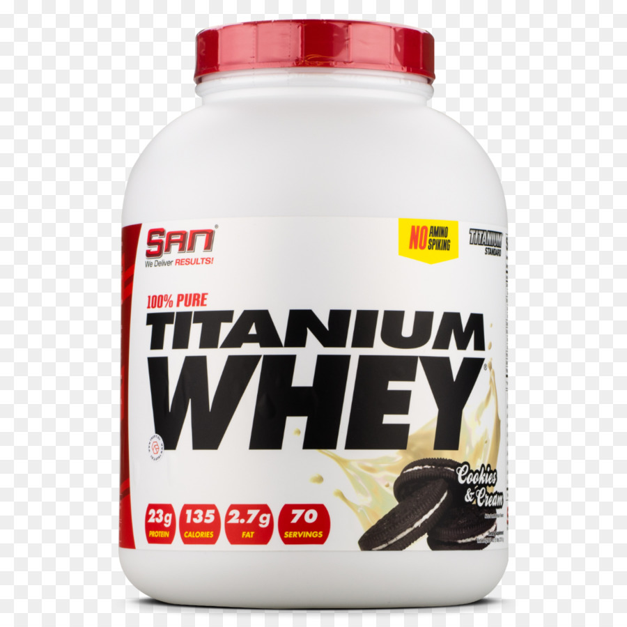 Suplemen Makanan，San 100 Titanium Murni Whey PNG