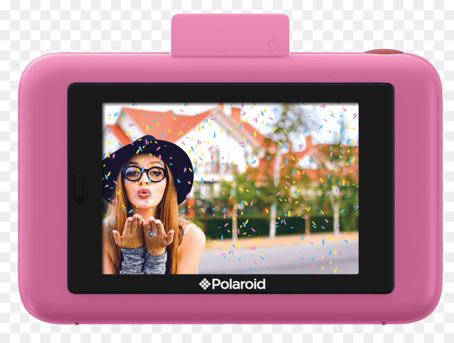 Polaroid Snap Sentuh 130 Mp Compact Digital Camera 1080p Blush Pink，Polaroid Touch Snap PNG