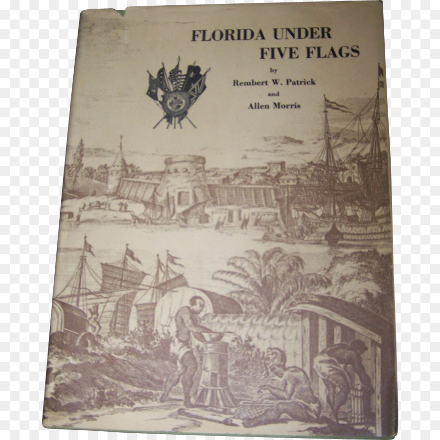 Florida Di Bawah Lima Bendera，Paperback PNG