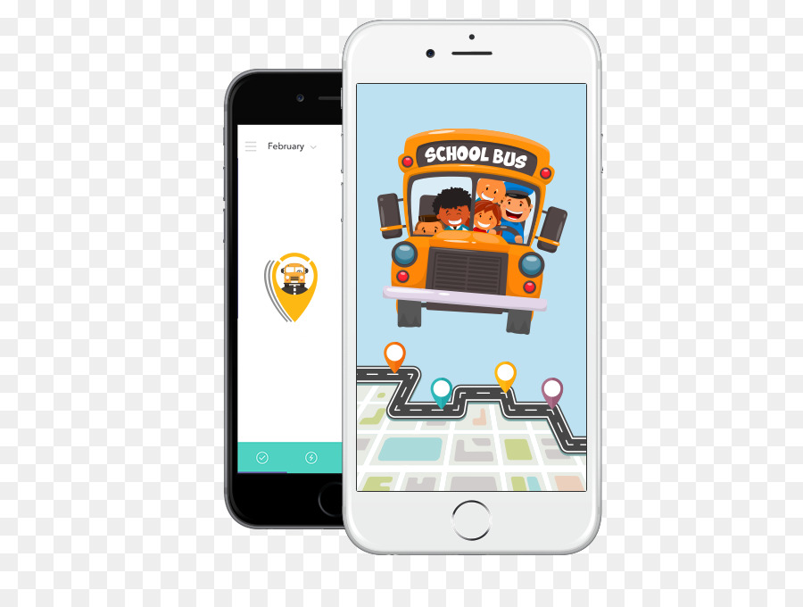 Bus，Smartphone PNG