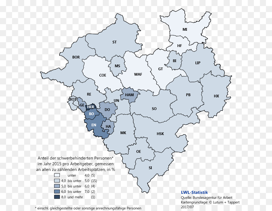 Peta，Utara Rhinewestphalia PNG