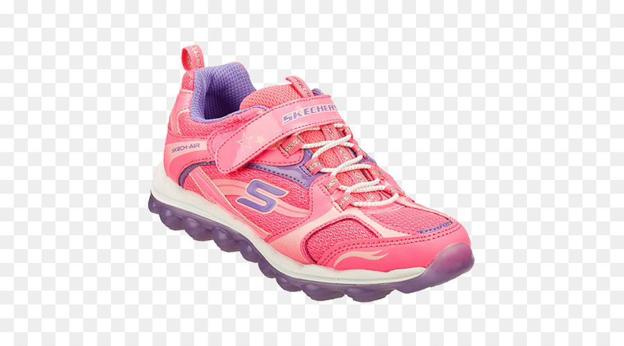 Sneaker Anak Pink Dan Ungu，Skecher PNG