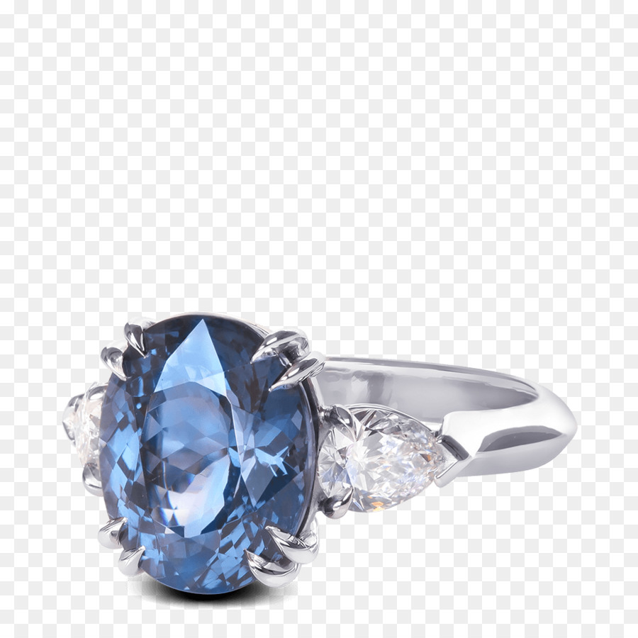 Cincin Biru，Batu Permata PNG