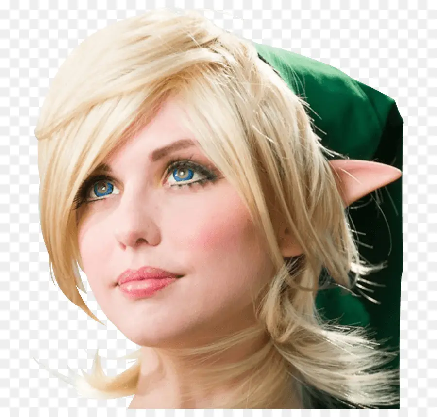 Cosplay Elf，Rambut Pirang PNG