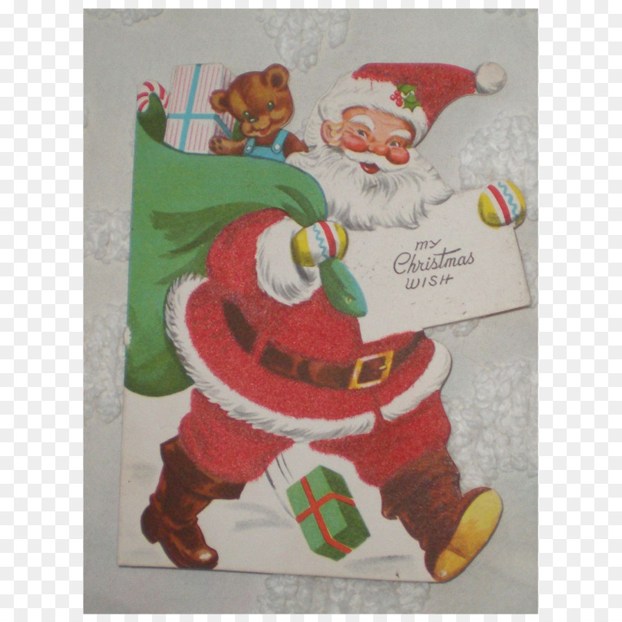 Santa Claus，Ornamen Natal PNG