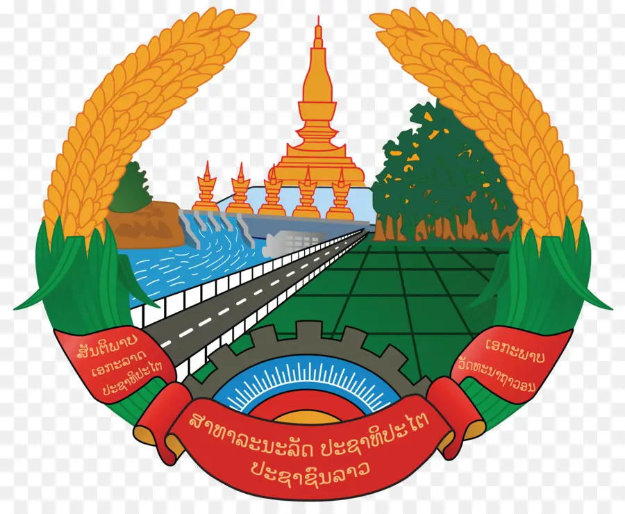 Lambang Nasional Laos，Gandum PNG