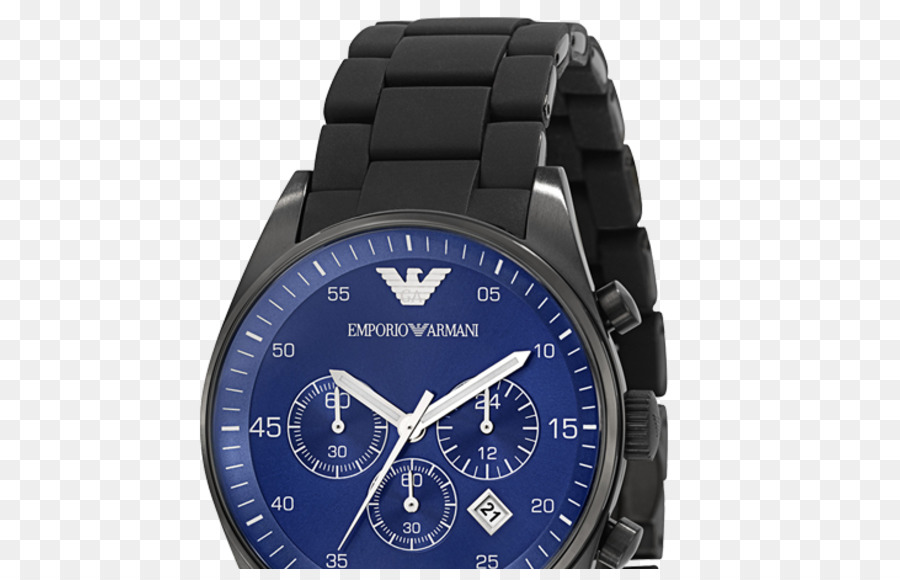 Jam Tangan Hitam，Emporio Armani PNG