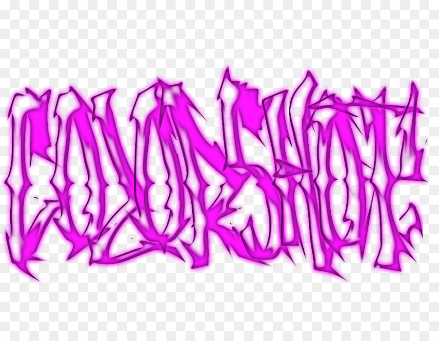 Grafiti，Pink M PNG