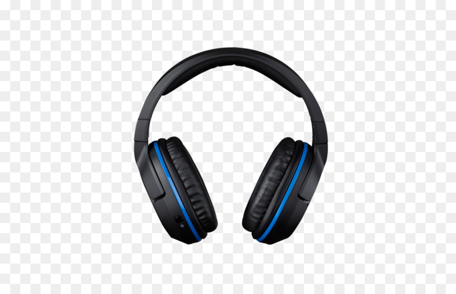 Headphone Hitam Dan Biru，Audio PNG