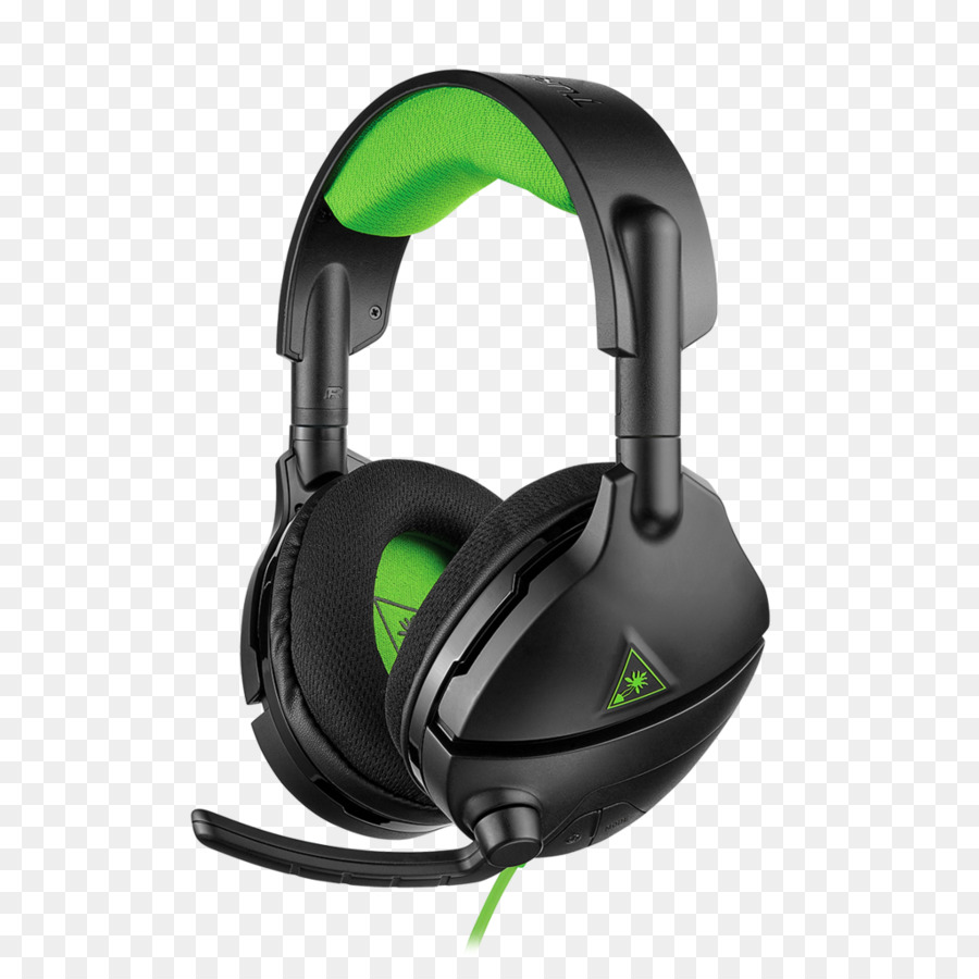 Headphone Hitam Dan Hijau，Audio PNG