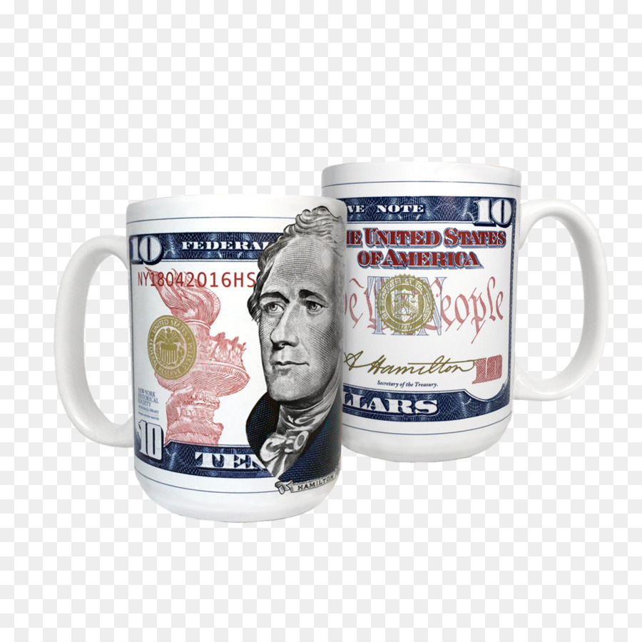 Mug，Amerika Serikat Tendollar Tagihan PNG