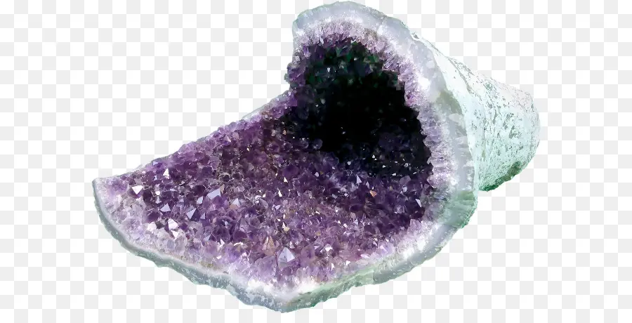 Geode Kecubung，Ungu PNG