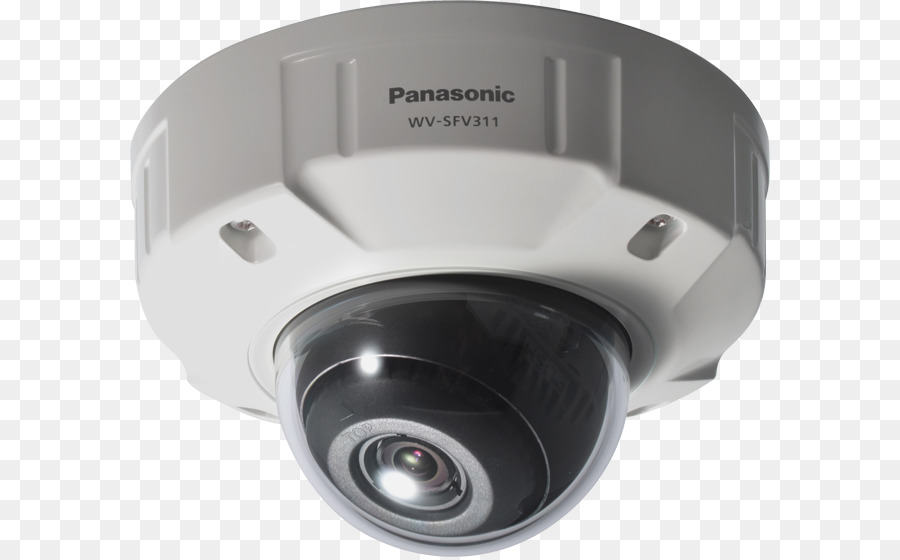 Ip Kamera，Panasonic Ipro Smart Hd Wvsfn480 Jaringan Surveilans Kamera Fixed Dome PNG