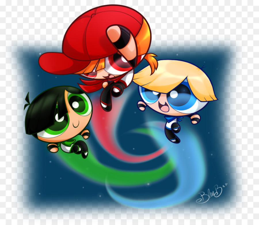 Deviantart，Blossom Bubbles Dan Buttercup PNG