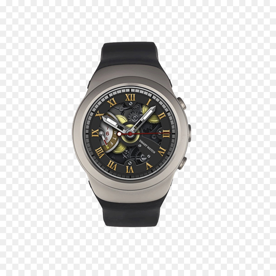 Smartwatch，Lingkaran Hitam PNG