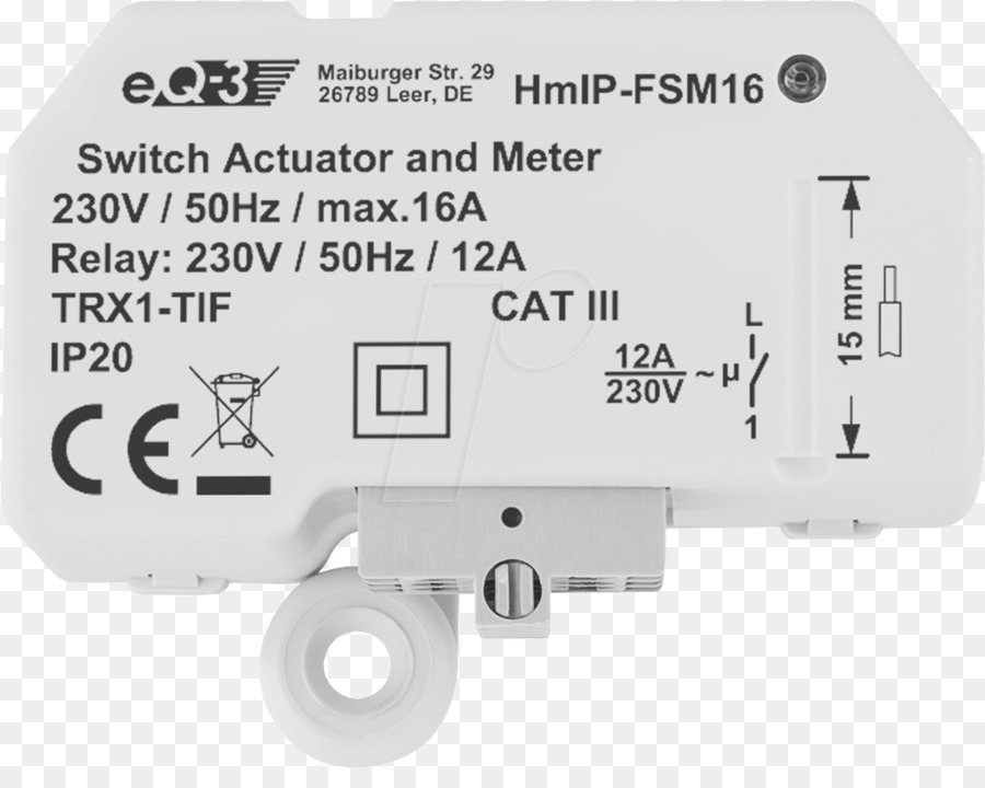 Homematic Ip Actuator Hmipfsm，Elektronik PNG