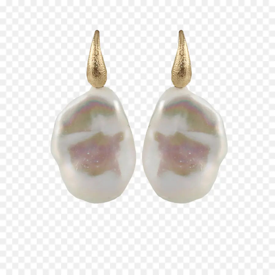 Anting Mutiara，Emas PNG