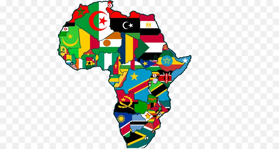 Afrika，Bendera PNG