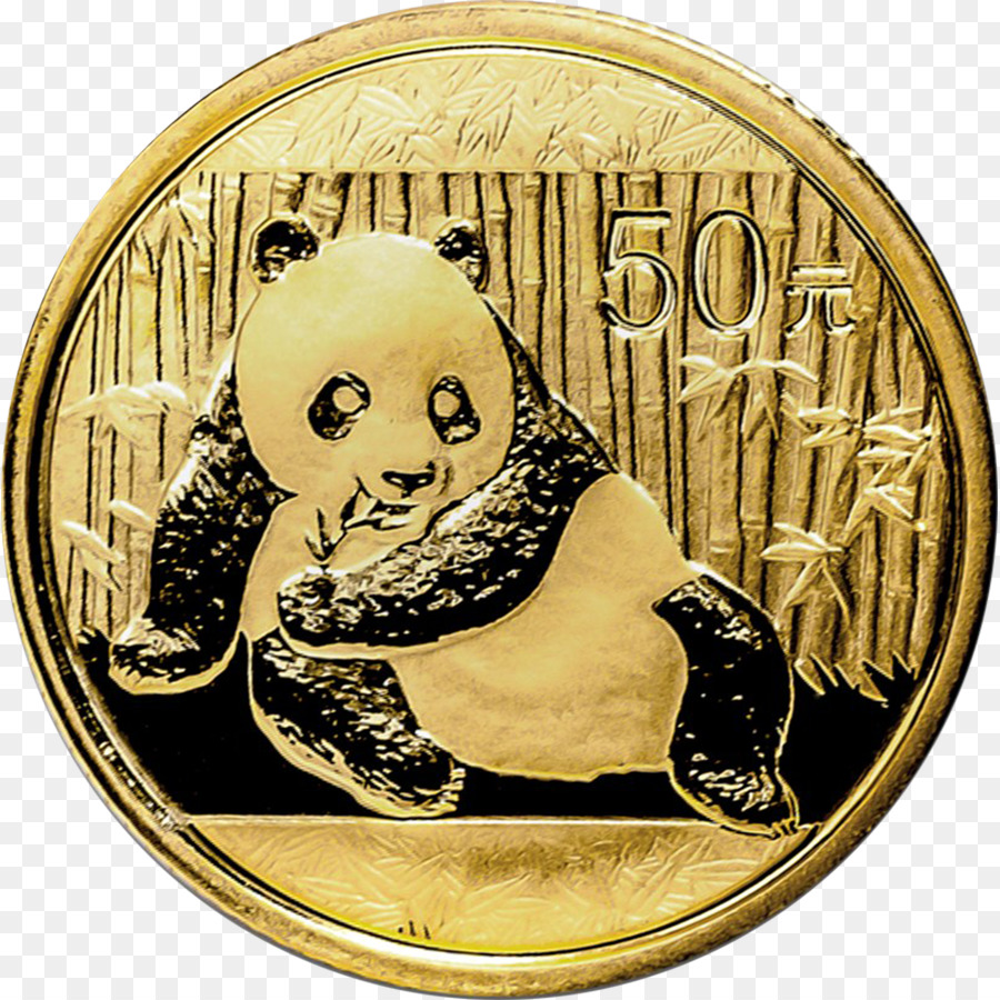 Cina Gold Panda, Bullion Koin, Koin Emas gambar png