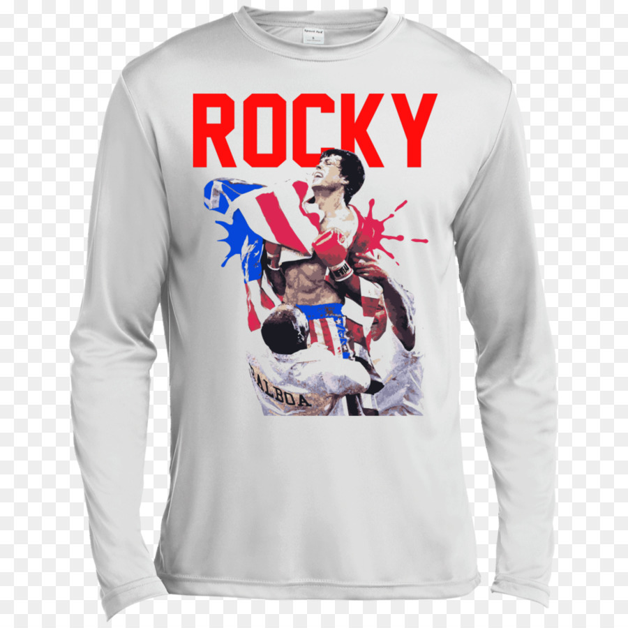 Kaos Rocky，Lengan Panjang PNG