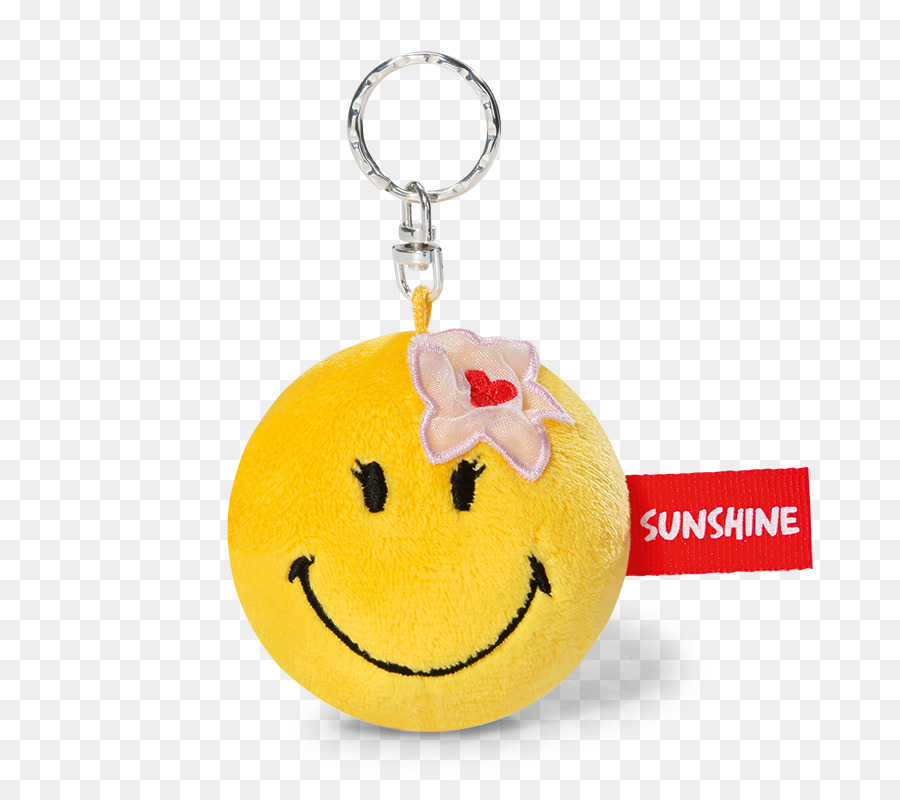 Kuning，Nici 36729 Dunia Tersenyum Kuning Sunshine 6 Cm Gantungan Kunci PNG