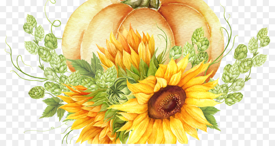 Desain Bunga Bahasa Inggris Marigold Umum Bunga Matahari Gambar Png