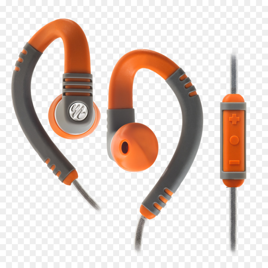 Yurbuds Petualangan Baris Populer Pro Behindtheearfit Olahraga Headphone Dengan 3button Mikrofon Yang Kompatibel Dengan Perangkat Apple Orangegrey，Jbl Yurbuds Fokus 100 PNG