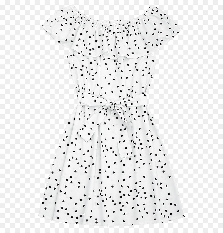 Polka Dot，Gaun PNG