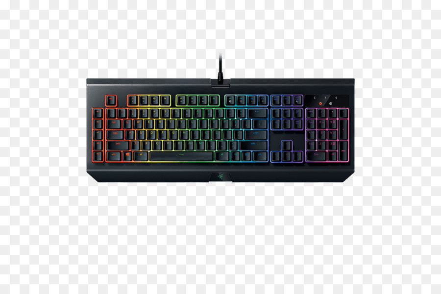 Razer Blackwidow Chroma V2，Keyboard Komputer PNG