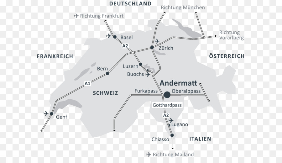 Andermatt，Gotthard Pass PNG