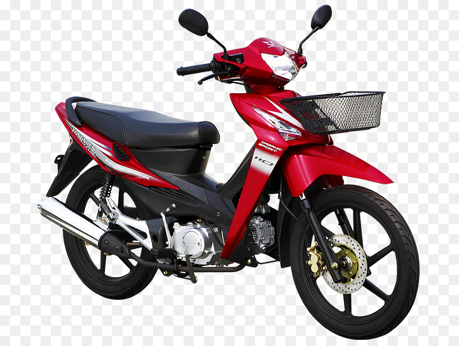 Sepeda Motor Merah，Roda PNG