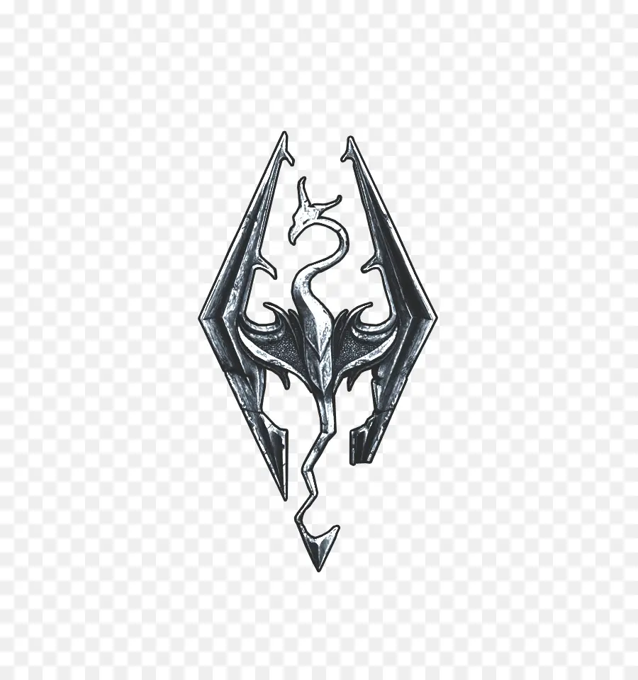 Logo Skyrim，Permainan PNG