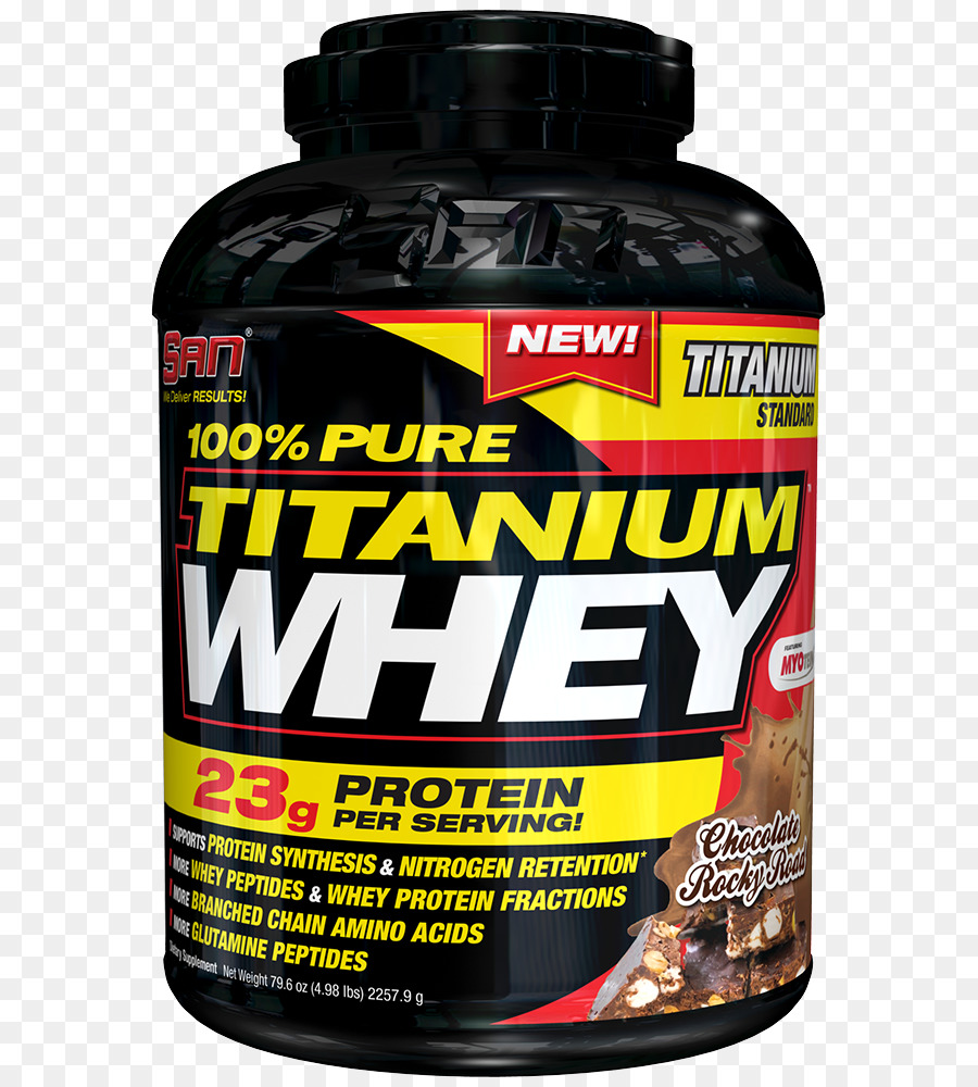 Suplemen Makanan，San 100 Titanium Murni Whey PNG