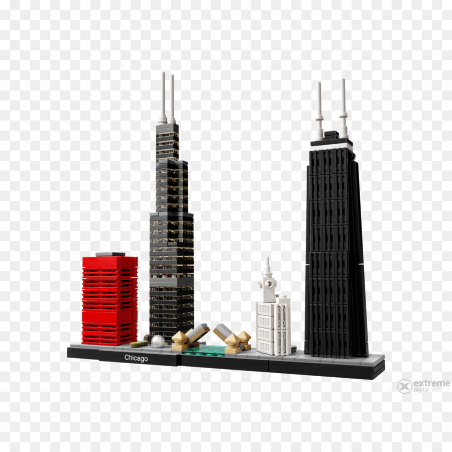 Lego 21033 Arsitektur Chicago，Lego PNG