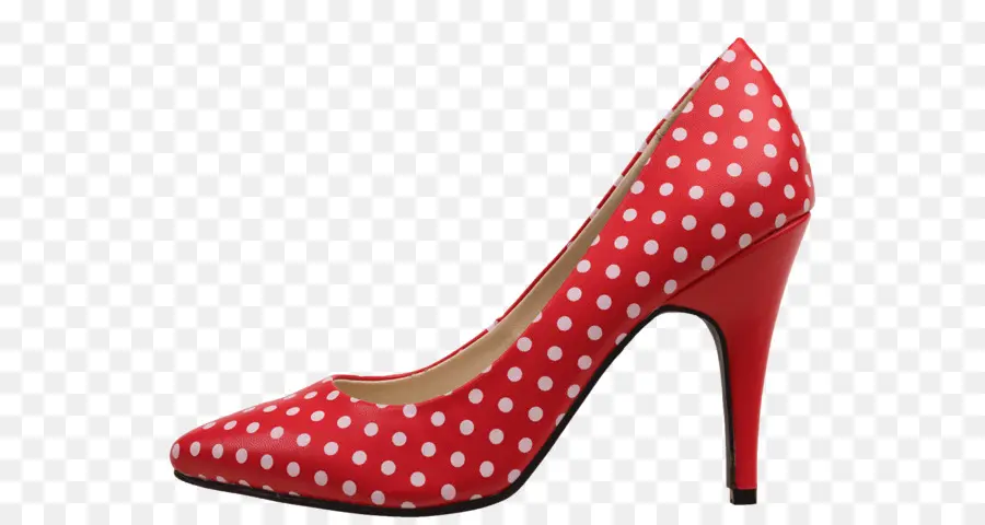 Sepatu Polkadot Merah，Sepatu PNG