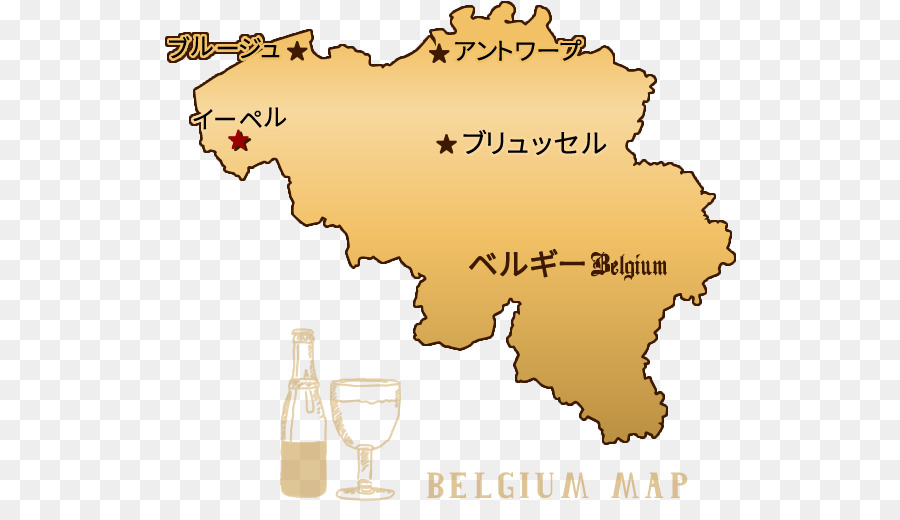 Belgia，Peta PNG