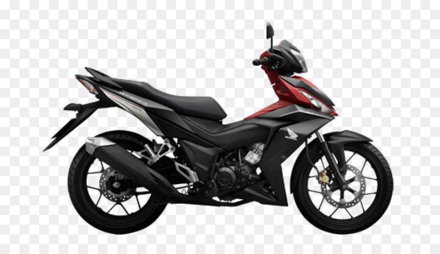 Sepeda Motor Merah Hitam，Skuter PNG