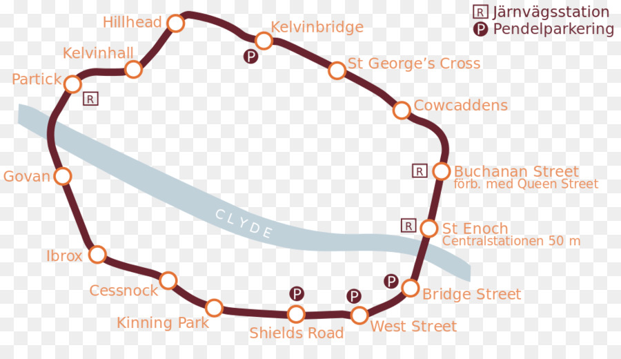 Glasgow Subway，Stasiun Kereta Bawah Tanah Buchanan Street PNG